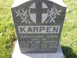 Magdalena <I>Dorn</I> Karpen 
