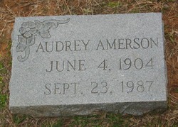 Audrey Florence <I>Grubbs</I> Amerson 