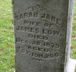 Sarah Jane <I>Craig</I> Low 
