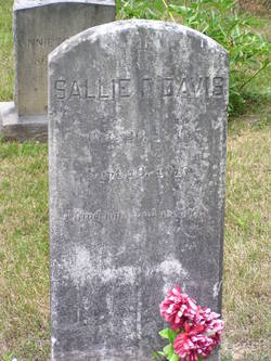 Sarah Frances “Sallie” <I>Davis</I> Davis 