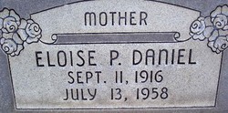 Eloise P. “Patty” <I>Peterson</I> Daniel 