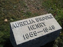 Aurelia H <I>Brooke</I> Henry 