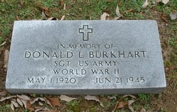 Sgt Donald Lloyd Burkhart 