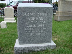Bessie <I>Smith</I> Gorman 