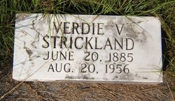 Verdie Virginia <I>Thrift</I> Strickland 