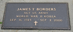 Sgt James T “J.T.” Borders 