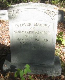 Nancy Caroline <I>Abbott</I> Parker 