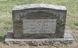 Martha A. <I>Cunningham</I> Kesterson 