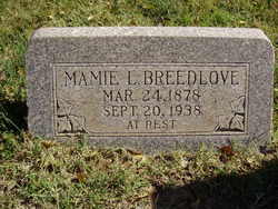 Mamie L. <I>Holton</I> Breedlove 