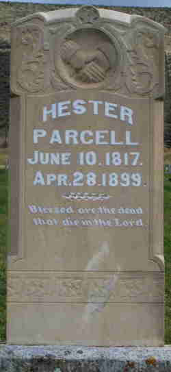 Hester “Esther” <I>Lewis</I> Parcell 