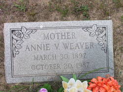 Annie Viola <I>Evans</I> Weaver 