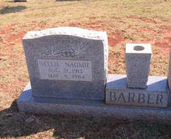 Nellie Naomie “Oma” <I>Shockley</I> Barber 