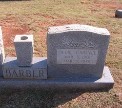 Ollie Carlyle Barber 