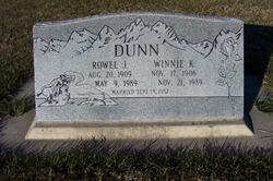 Lois Winnifred “Winnie” <I>Kearl</I> Dunn 