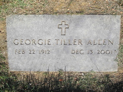 Georgie <I>Tiller</I> Allen 