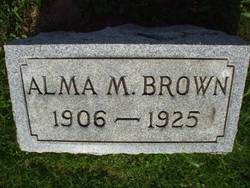Alma Maud <I>Welch</I> Brown 