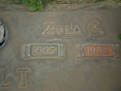 Zula Gertrude <I>Rogers</I> Holt 
