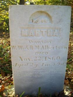 Martha “Mattie” Albertson 