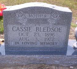 Mary Cassandra “Cassie” <I>Chambers</I> Bledsoe 