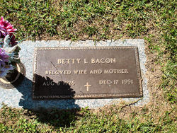 Betty L. <I>Morris</I> Bacon 