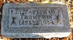 Elizabeth Walling <I>Messrole</I> Thompson 