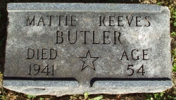 Mattie Reeves Butler 