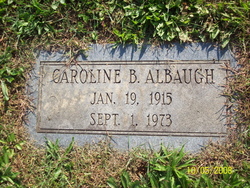 Caroline C. <I>Baumgardner</I> Albaugh 