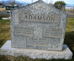 Ida <I>Sheets</I> Adamson 