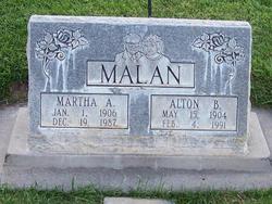 Martha A. <I>Clark</I> Malan 
