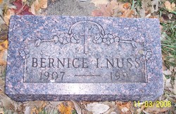 Bernice Ione <I>Burwell</I> Nuss 