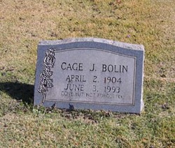Cage James Bolin 