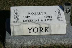 Rosalyn <I>Appenheimer</I> York 