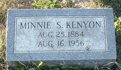 Minnie Susan <I>Cook</I> Kenyon 