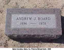 Andrew Johnson Board 