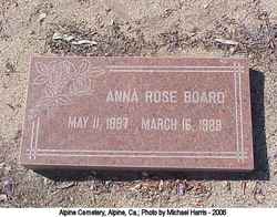 Anna Rose “Annie” <I>Simpson</I> Board 