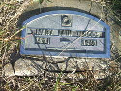Mary A <I>Lain</I> Woods 