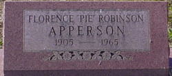 Florence “Pie” <I>Robinson</I> Apperson 