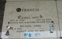 Karen Anne <I>King</I> Francis 