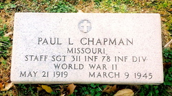 SSGT Paul L Chapman 