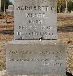 Margaret Catherine <I>Hardage</I> Moore 