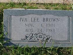 Iva Lee <I>Hancock</I> Brown 