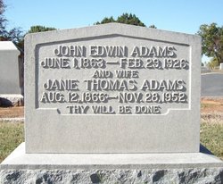 John Edwin Adams 