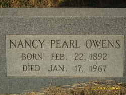 Nancy Pearl <I>Winchester</I> Owens 