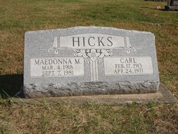 Maedonna M. <I>Pefley</I> Hicks 
