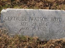 Mary Gertrude “Gertye” <I>Watson</I> Boyd 