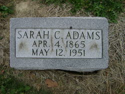 Sarah Catherine <I>Proffer</I> Adams 