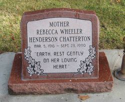 Rebecca Wheeler <I>Henderson</I> Chatterton 