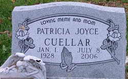 Patricia Joyce “pat” <I>Bogdan</I> Cuellar 