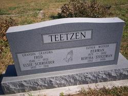 Bertha <I>Stegeman</I> Teetzen 