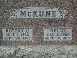 Nellie <I>Zimmerman</I> McKune 